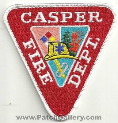 Casper Fire Department Patch (Wyoming)
Thanks to Ronnie5411 for this scan.
Keywords: dept.