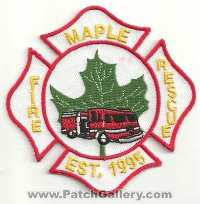 Maple Fire Department
Thanks to Ronnie5411 for this scan.
