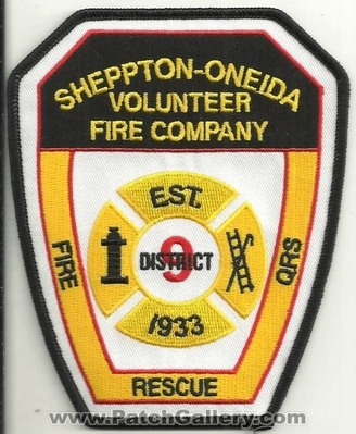 Sheppton Oneida Fire Department
Thanks to Ronnie5411 for this scan.
