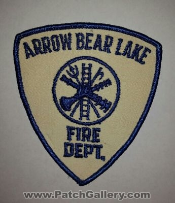 Arrow Bear Lake Fire Department Patch (California)
Thanks to TEgan for this picture.
Keywords: dept.
