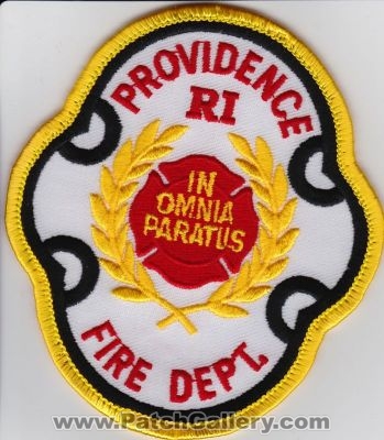 Providence Fire Department Patch (Rhode Island)
Thanks to BobCalvin12 for this scan.
Keywords: dept. ri