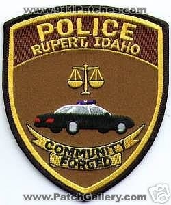 Rupert Police (Idaho)
Thanks to apdsgt for this scan.
