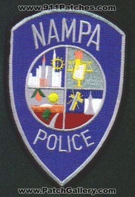 Nampa Police
Thanks to EmblemAndPatchSales.com for this scan.
Keywords: idaho