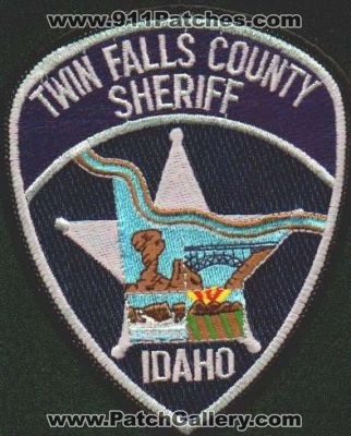 Twin Falls County Sheriff
Thanks to EmblemAndPatchSales.com for this scan.
Keywords: idaho