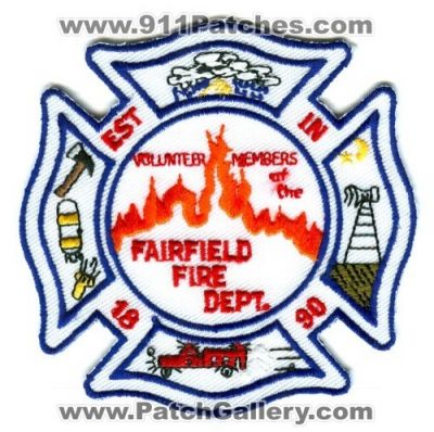 Volunteer Fire Department Patch