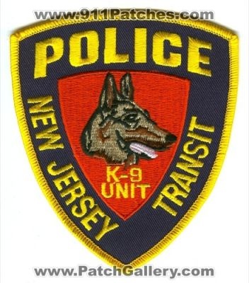 New Jersey Transit Police K-9 Unit (New Jersey)
Scan By: PatchGallery.com
Keywords: k9