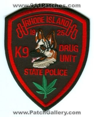 Rhode Island State Police K-9 Drug Unit (Rhode Island)
Scan By: PatchGallery.com
Keywords: k9