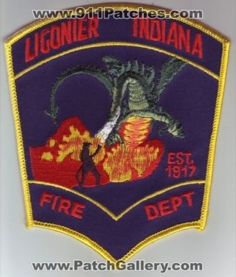 Ligonier Fire Department (Indiana)
Thanks to Dave Slade for this scan.
Keywords: dept
