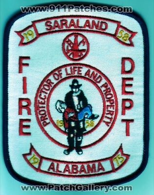 Saraland Fire Department (Alabama)
Thanks to Dave Slade for this scan.
Keywords: dept