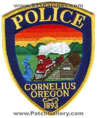 Cornelius Police (Oregon)
Scan By: PatchGallery.com
