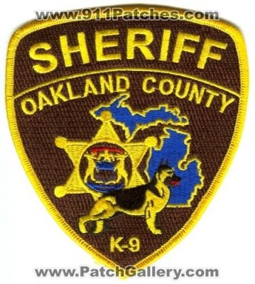 Oakland County Sheriff K-9 (Michigan)
Scan By: PatchGallery.com
Keywords: k9