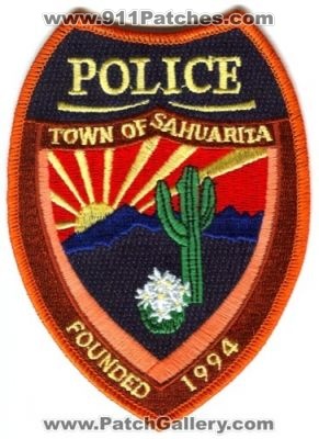 Sahuarita Police (Arizona)
Scan By: PatchGallery.com
Keywords: town of