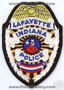 Lafayette Police (Indiana)
Thanks to apdsgt for this scan.
