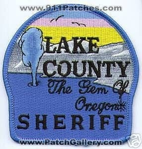 Lake County Sheriff (Oregon)
Thanks to apdsgt for this scan.

