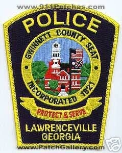 Lawrenceville Police (Georgia)
Thanks to apdsgt for this scan.
