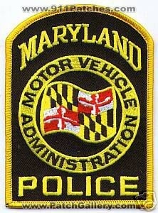 Maryland Motor Vehicle Administration Police (Maryland)
Thanks to apdsgt for this scan.
