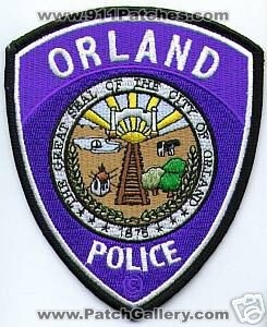 Orland Police (California)
Thanks to apdsgt for this scan.
Keywords: city of