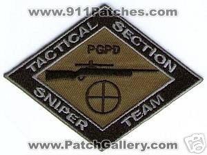Prince Georges Police Department Tactical Section Sniper Team (Maryland)
Thanks to apdsgt for this scan.
Keywords: pgpd