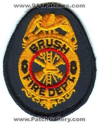Brush Fire Department Patch (Colorado)
[b]Scan From: Our Collection[/b]
Keywords: dept.