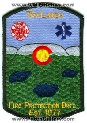 Tri-Lakes Fire Protection District Patch (Colorado)
[b]Scan From: Our Collection[/b]
