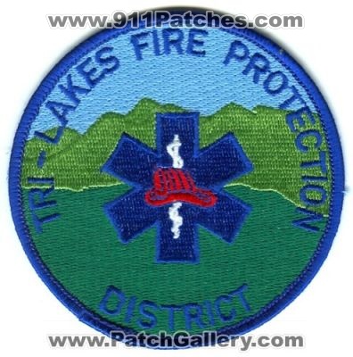 Tri-Lakes Fire Protection District Patch (Colorado)
[b]Scan From: Our Collection[/b]
Keywords: prot. dist. department dept.