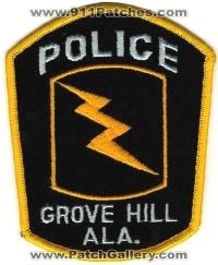 Grove Hill Police (Alabama)
Thanks to BensPatchCollection.com for this scan.
