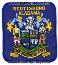 Scottsboro Police (Alabama)
Thanks to BensPatchCollection.com for this scan.
