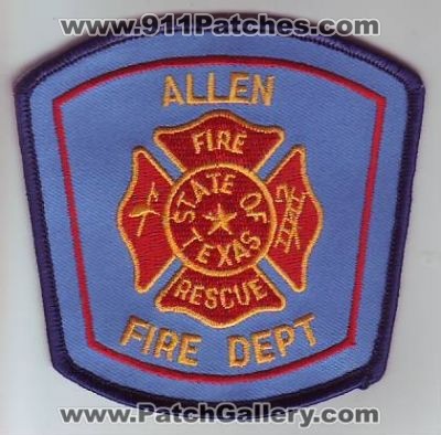 Allen Fire Department (Texas)
Thanks to Dave Slade for this scan.
Keywords: dept rescue