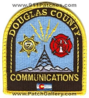 Douglas County Communications Patch (Colorado)
[b]Scan From: Our Collection[/b]
Keywords: fire police sheriff