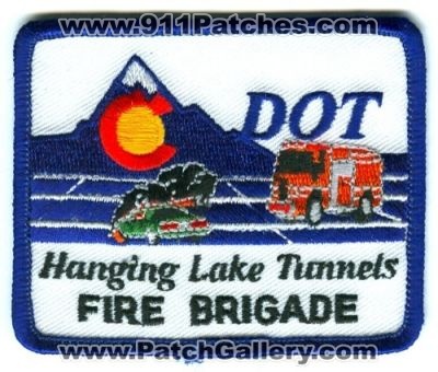 Hanging Lake Tunnels Fire Brigade Patch (Colorado)
[b]Scan From: Our Collection[/b]
Keywords: cdot