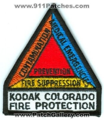 Kodak Fire Protection Patch (Colorado)
[b]Scan From: Our Collection[/b]
