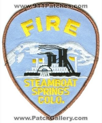 Steamboat Springs Fire Department Patch (Colorado)
Scan By: PatchGallery.com
Keywords: dept. colo. dfd