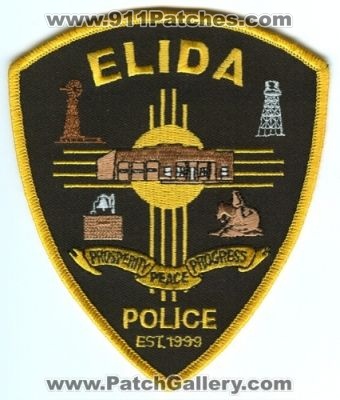 Elida Police (New Mexico)
Scan By: PatchGallery.com
