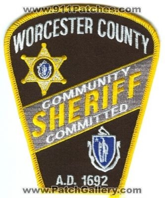 Worcester County Sheriff (Massachusetts)
Scan By: PatchGallery.com
