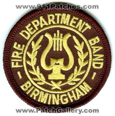 Birmingham Fire Department Band (Alabama)
Scan By: PatchGallery.com
Keywords: dept.