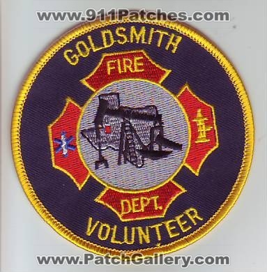 Goldsmith Volunteer Fire Department (Texas)
Thanks to Dave Slade for this scan.
Keywords: dept