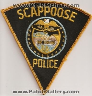 Scappoose Police (Oregon)
Thanks to Police-Patches-Collector.com for this scan. 
