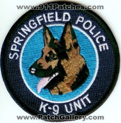 Springfield Police K-9 Unit (Oregon)
Thanks to Police-Patches-Collector.com for this scan. 
Keywords: k9