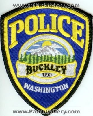Buckley Police (Washington)
Thanks to Police-Patches-Collector.com for this scan.
