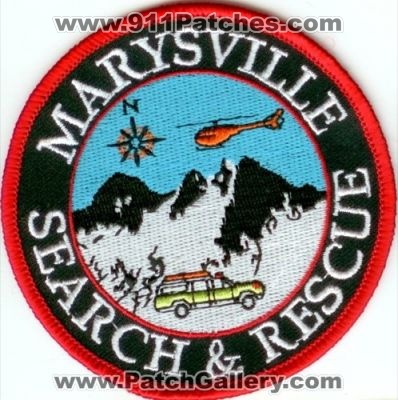 Marysville Search & Rescue (Washington)
Thanks to Police-Patches-Collector.com for this scan.
Keywords: and sar s&r