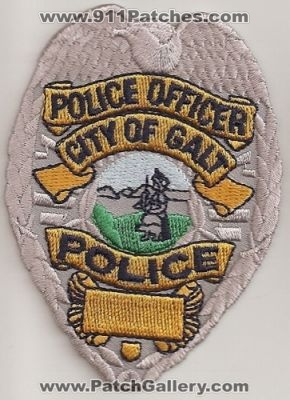 Galt Police Officer (California)
Thanks to Police-Patches-Collector.com for this scan.
Keywords: city of