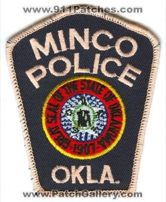 Minco Police (Oklahoma)
Scan By: PatchGallery.com
