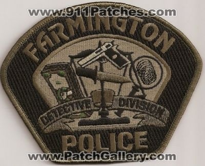 Farmington Police Detective Division (New Mexico)
Thanks to Police-Patches-Collector.com for this scan.
