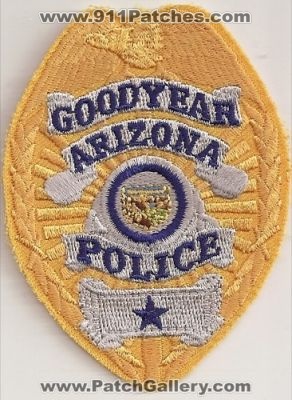 Goodyear Police (Arizona)
Thanks to Police-Patches-Collector.com for this scan.
