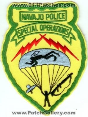 Navajo Police Special Operations (Arizona)
Thanks to Police-Patches-Collector.com for this scan.
