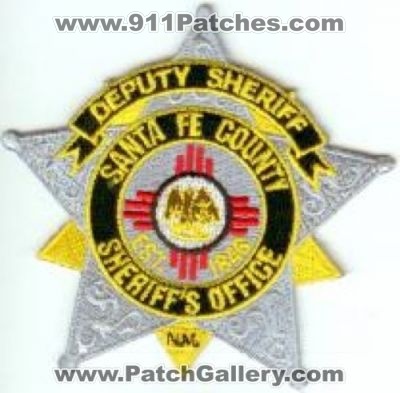 Santa Fe County Sheriff's Office Deputy (New Mexico)
Thanks to Police-Patches-Collector.com for this scan.
Keywords: sheriffs