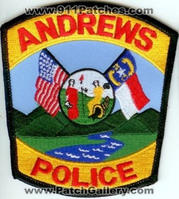 Andrews Police (North Carolina)
Thanks to Police-Patches-Collector.com for this scan.
