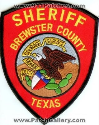 Brewster County Sheriff (Texas)
Thanks to Police-Patches-Collector.com for this scan.
