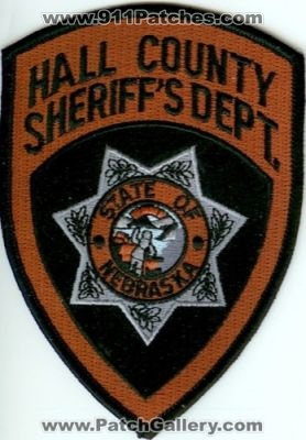 Hall County Sheriff's Department (Nebraska)
Thanks to Police-Patches-Collector.com for this scan.
Keywords: sheriffs dept