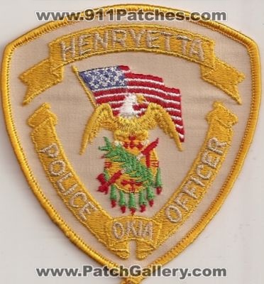 Henryetta Police Officer (Oklahoma)
Thanks to Police-Patches-Collector.com for this scan.
